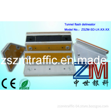 Tunnel Rectangle Delineator with Leading Functions
